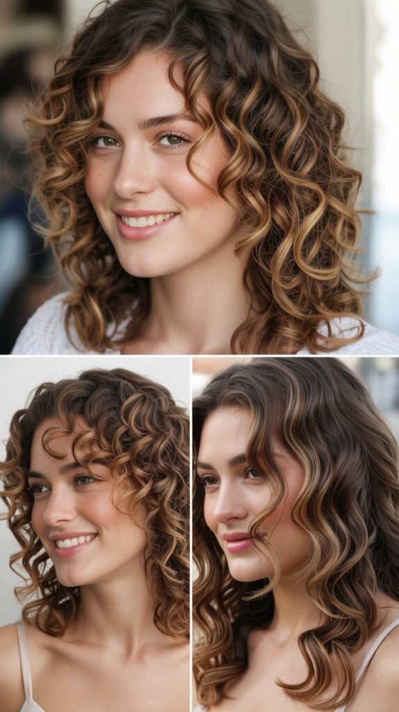 Shoulder Curls with Lowlights