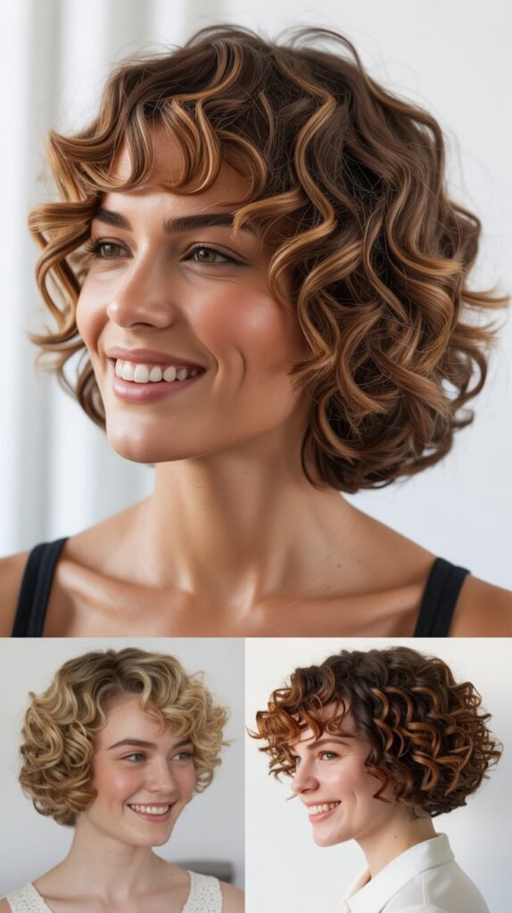 The Curly Bob: Timeless Sophistication