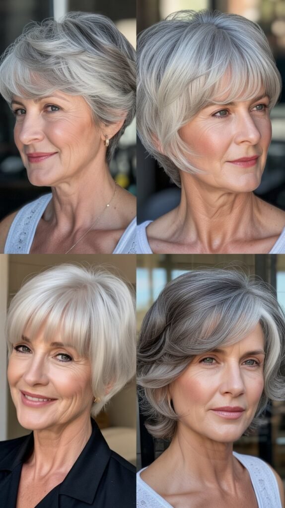 The Short Crop with Long Bangs