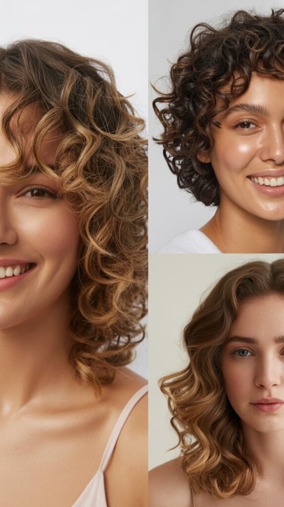 Layered Curly Waterfall