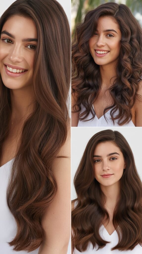 Dark Chocolate Extensions with Thermal Styling Versatility