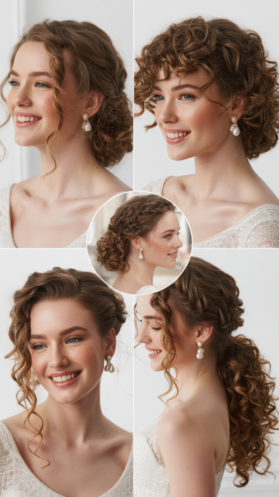 Romantic Waves with Jeweled Hairpiece