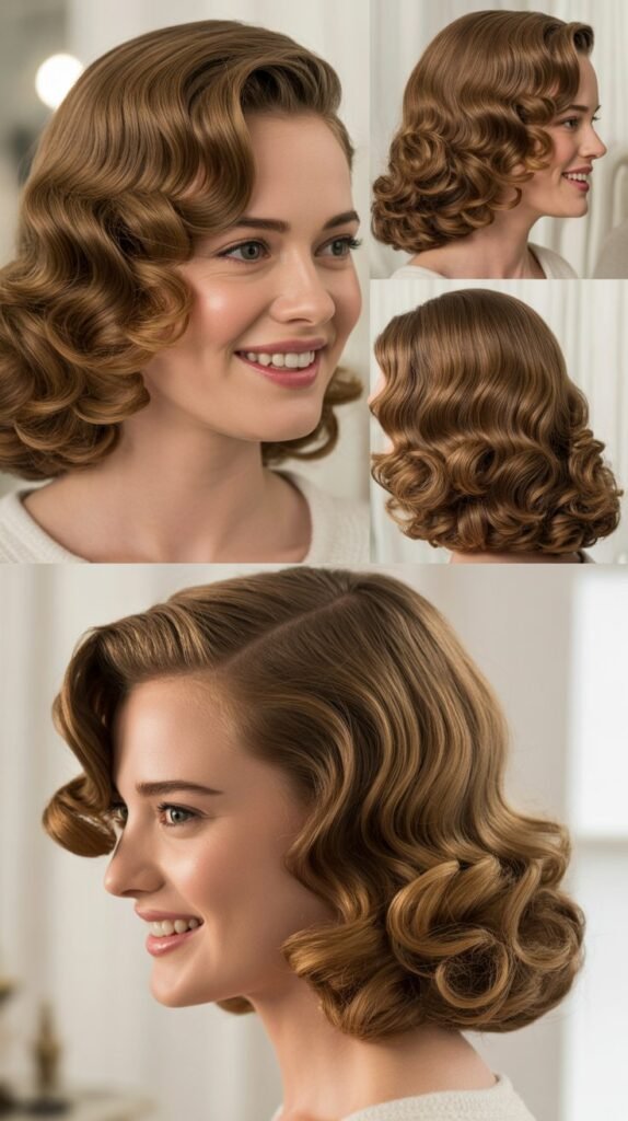 Voluminous Hollywood Curls