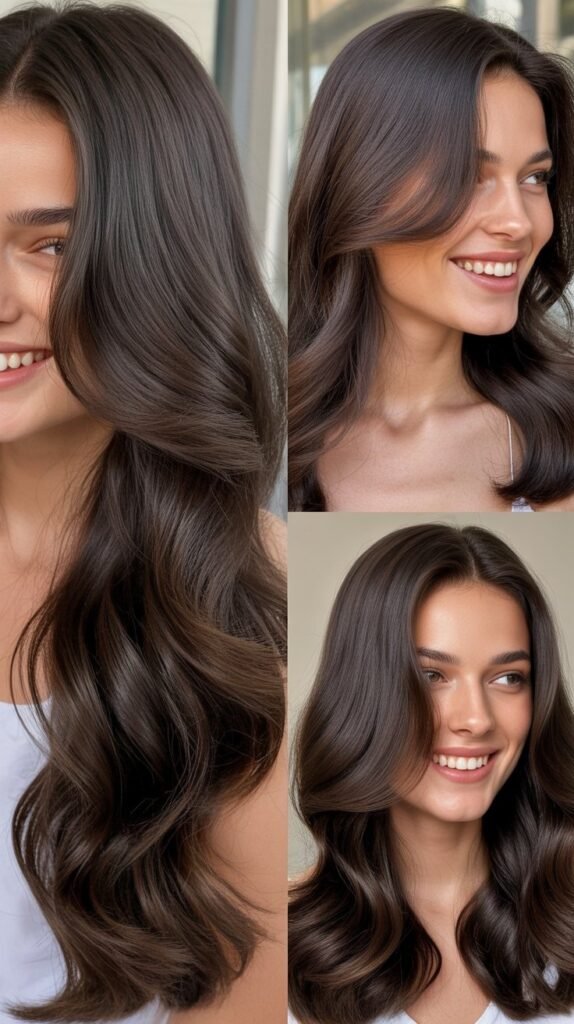 Dark Chocolate Extensions for Wash-and-Go Styling