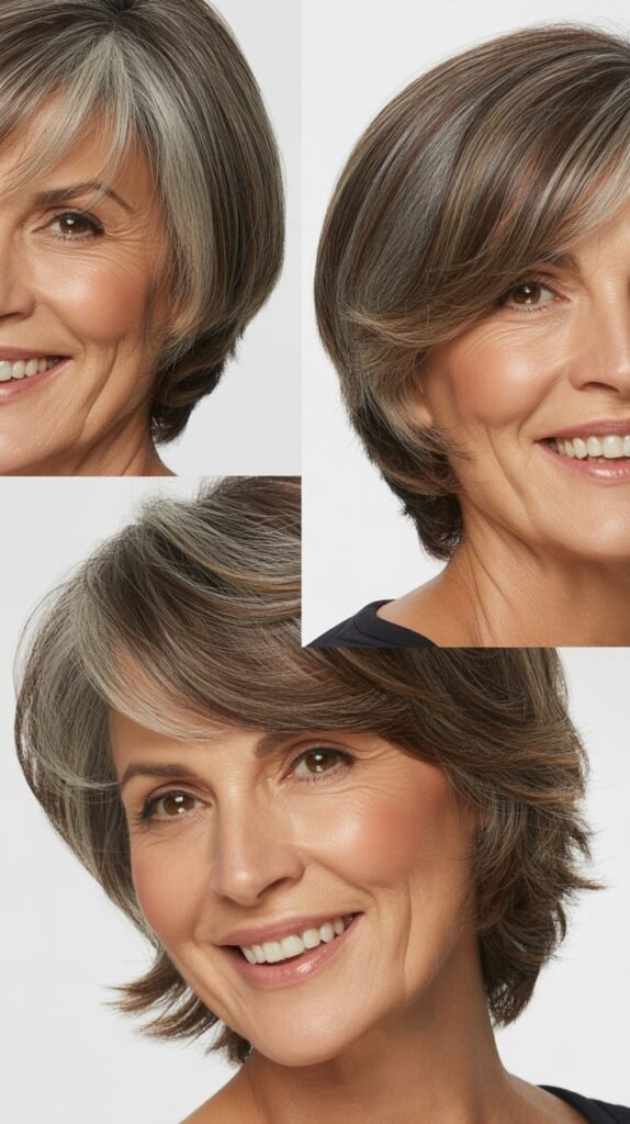 Sleek Asymmetrical with Side Bangs