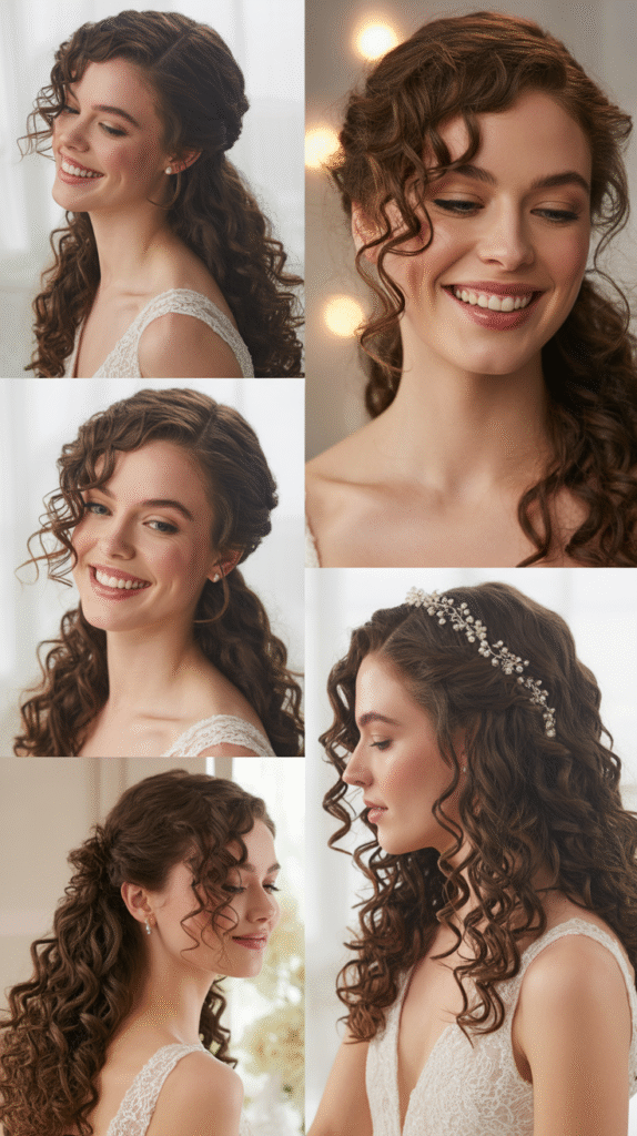 7. Elegant French Twist with Curly Ends