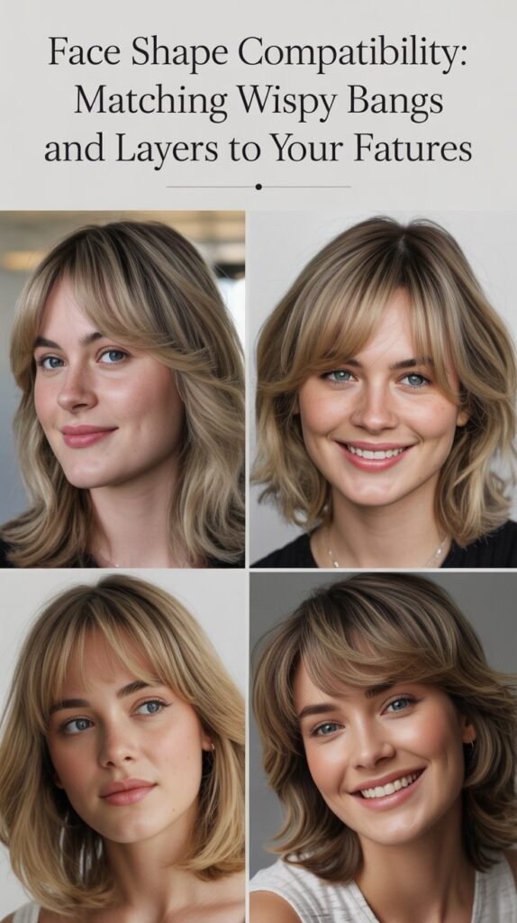 Face Shape Compatibility: Matching Wispy Bangs and Layers to Your Features