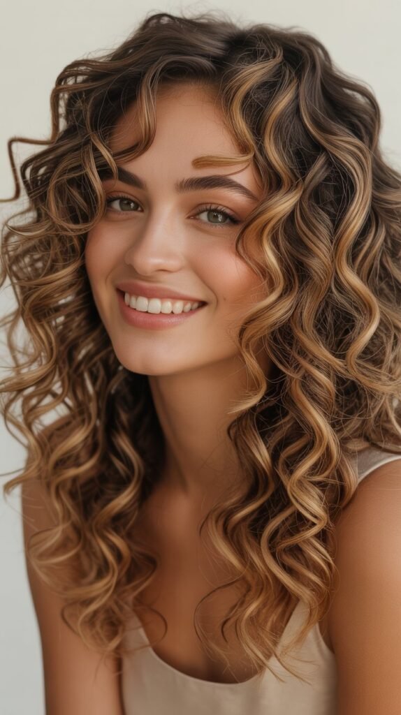 Dimensional Curls with Color Melting