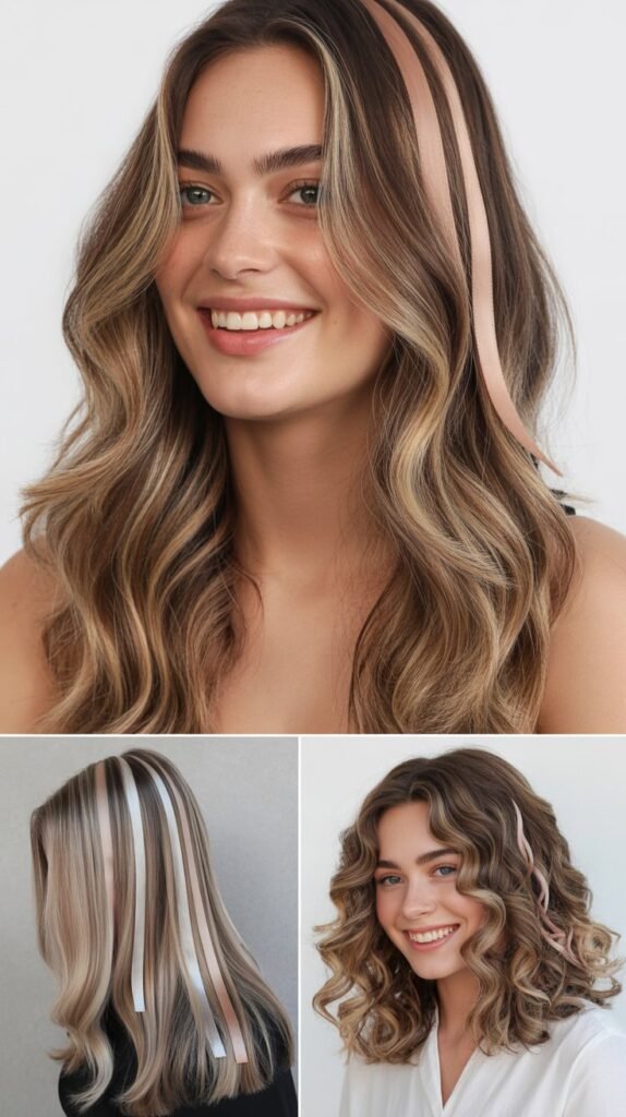 Ribbon Highlights Balayage
