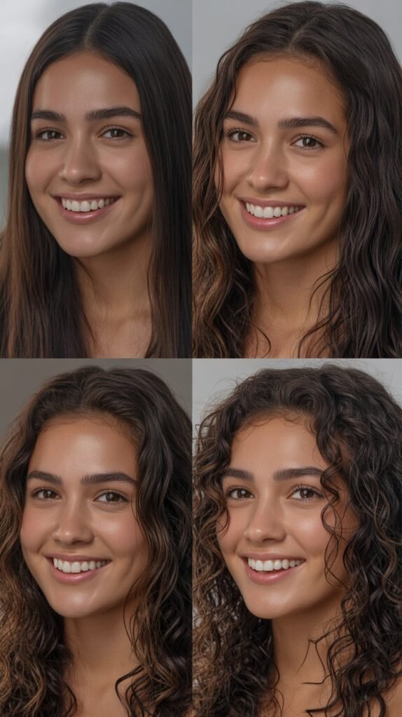 Dark Chocolate Brown Humidity Effects