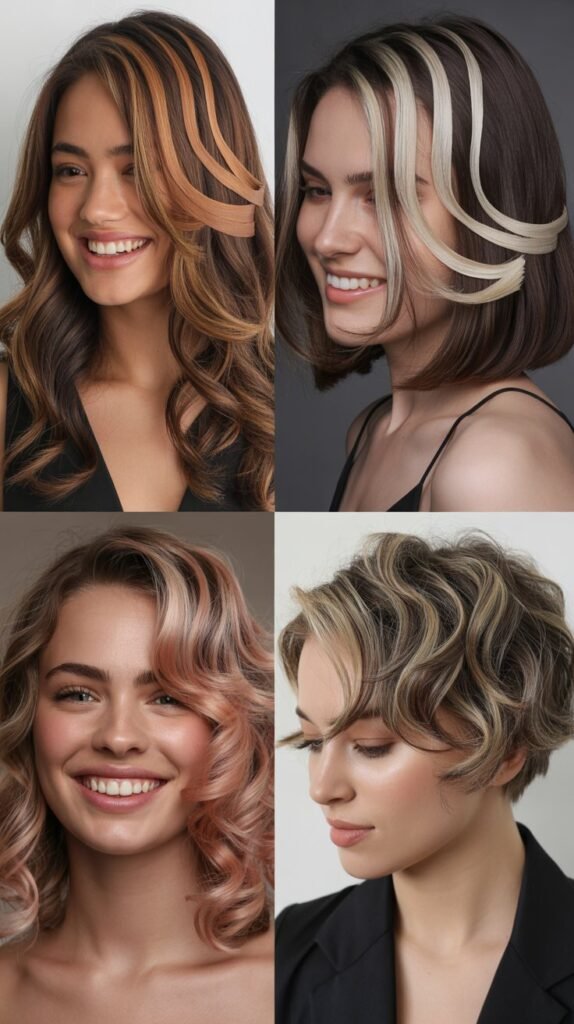 Caramel Peekaboo Highlights for Hidden Dimension