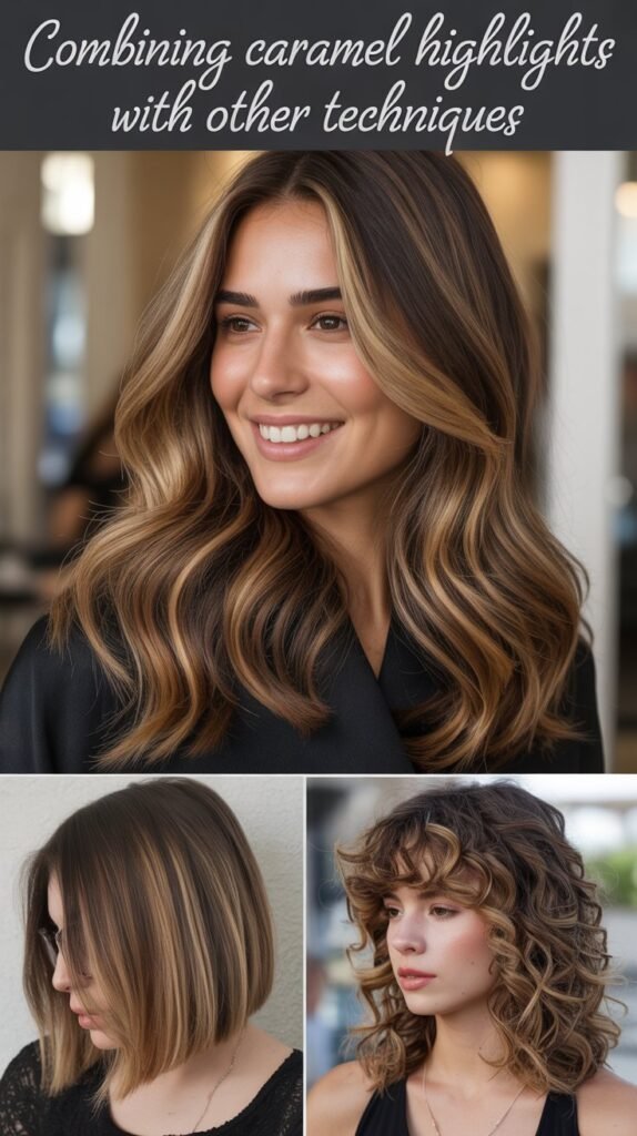  Combining Caramel Highlights with Other Techniques