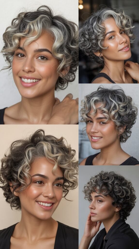 Citrine Gold Curly Ponytail