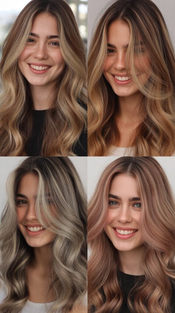 Balayage for Different Face Shapes
