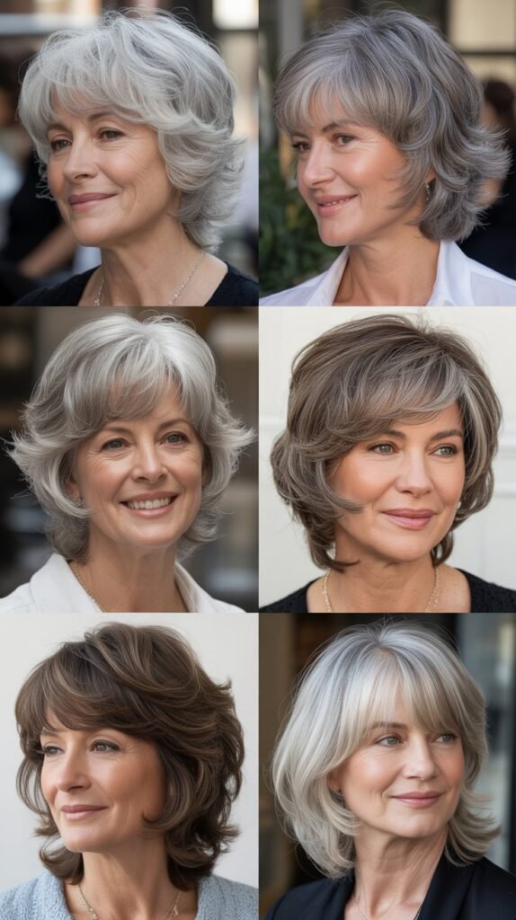  The Choppy Shoulder-Length Cut with Bangs