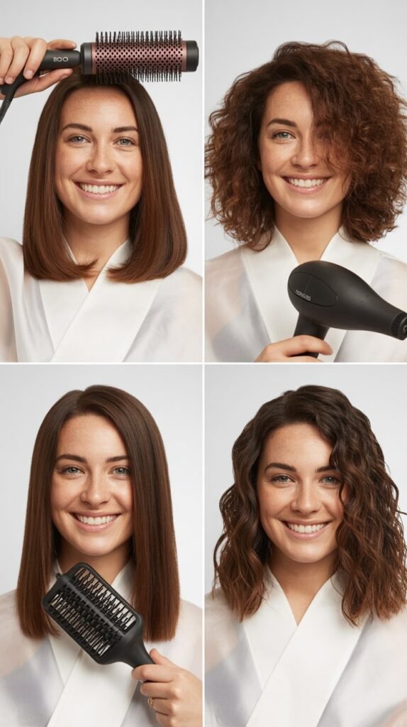Blow-Drying Techniques for Enhanced Volume and Shape