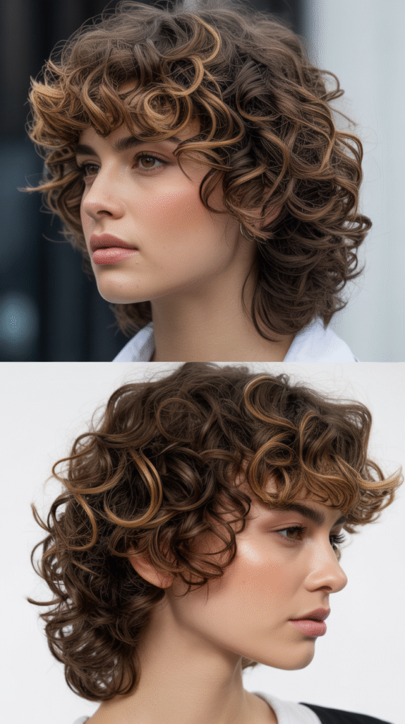 Curly Shullet (Shag-Mullet Hybrid)