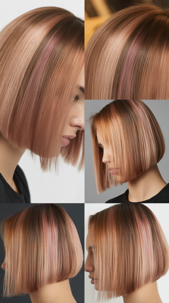 Blunt Cut with Color Melt