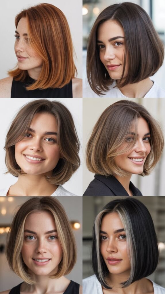 The Blunt Cut With Highlights And Lowlights