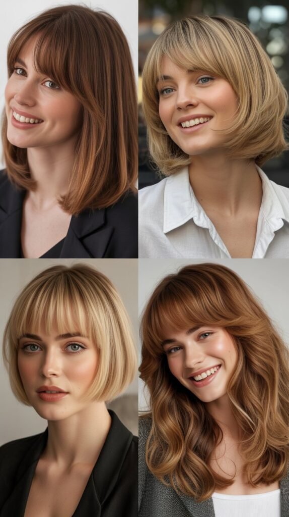 Baby Bangs With Graduated Layers