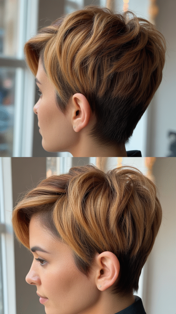  The Rolled Bangs Retro