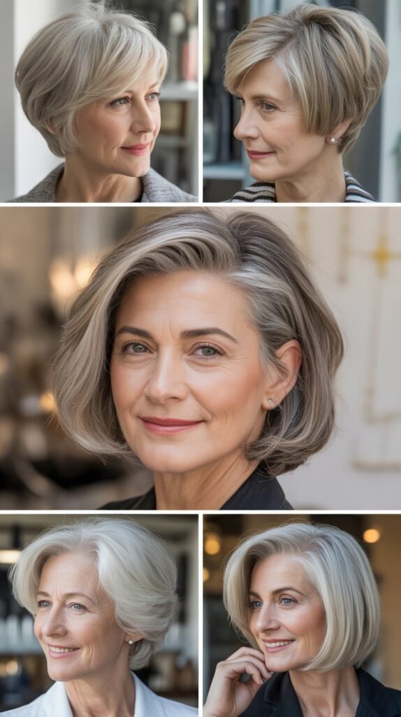  Classic Short Cut with Side Part