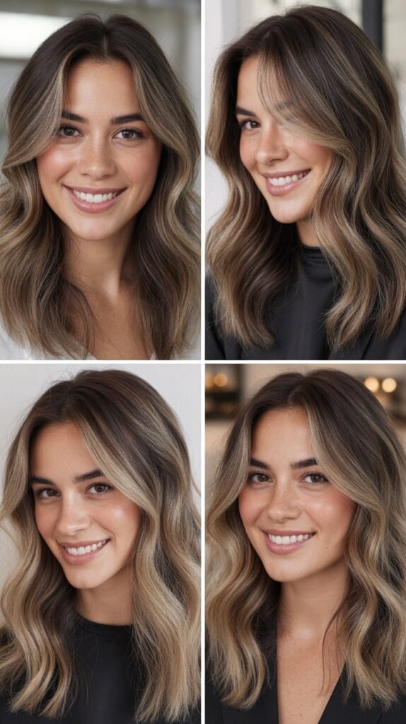 Ash Brown Highlights for Cool-Toned Depth
