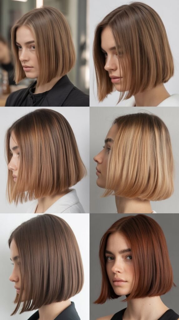 Blunt Cut with Dimensional Color