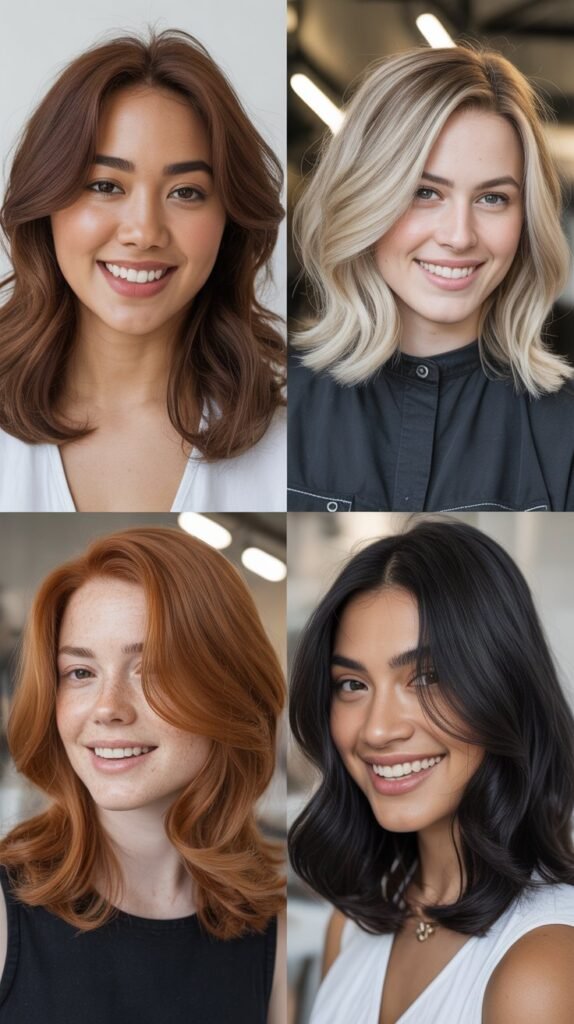 The Shoulder-Skimming Blunt Cut With Movement