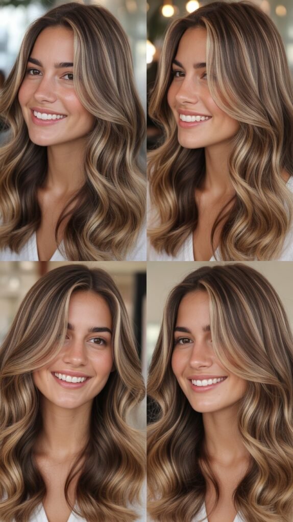 Caramel Highlights with Chocolate Lowlights