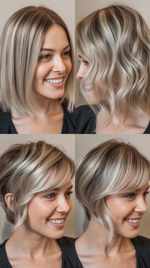 Cool Ash Blonde Highlights