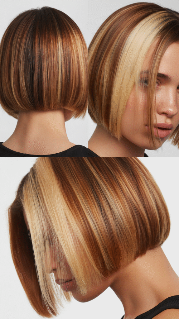 Blunt Cut with Money Pieces