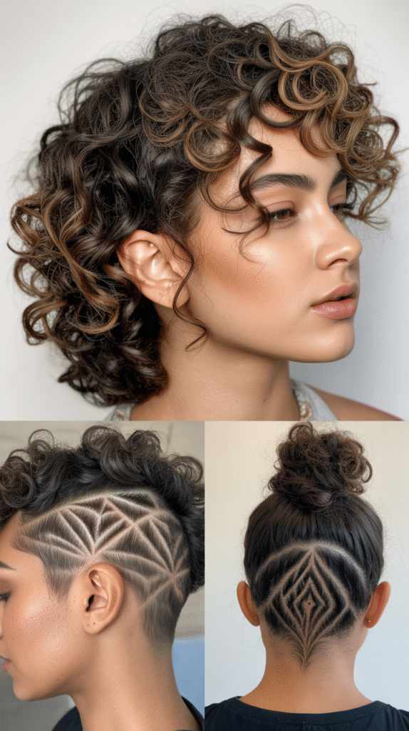 The Curly Undercut