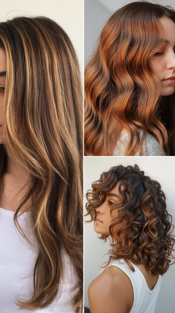  Caramel Highlights for Different Hair Porosity Levels