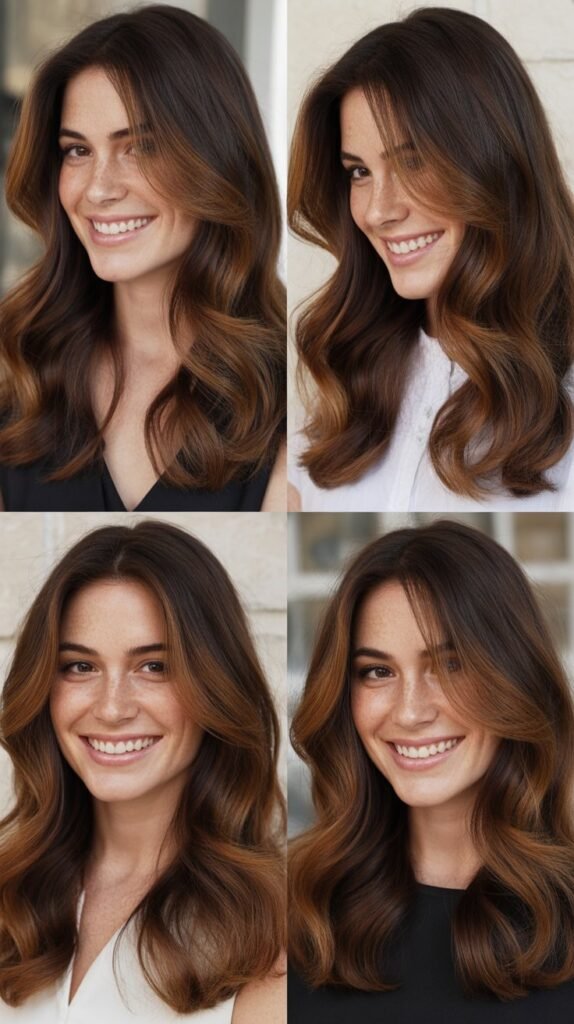  Deep Caramel Lowlights for Richness