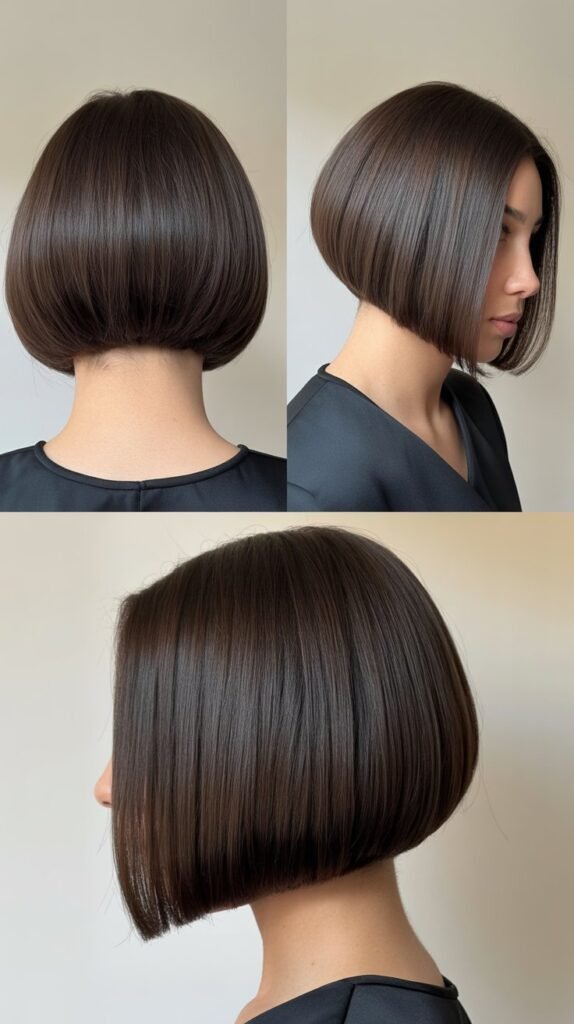  Blunt Bob With Curved Baseline