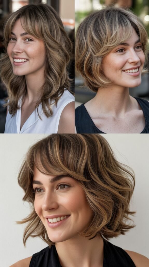 Wispy Bangs With Disconnected Layers