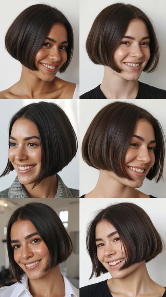 The Blunt Bob With Tapered Nape