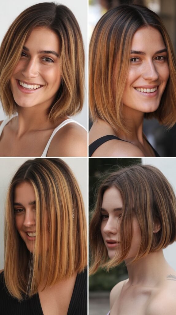  Caramel Highlights on Second-Day Hair