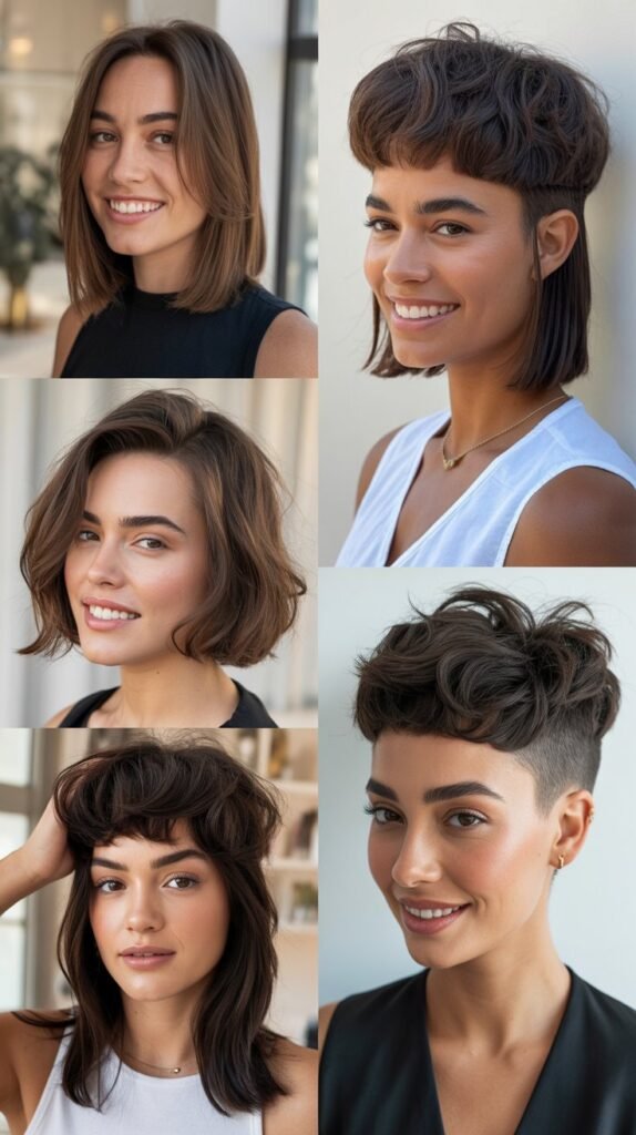  The Blunt Cut With Textured Crown