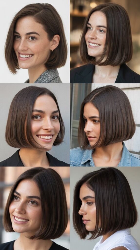 The Blunt Lob With Tucked-Under Ends