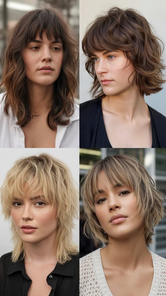 Textured Fringe With Razored Layers