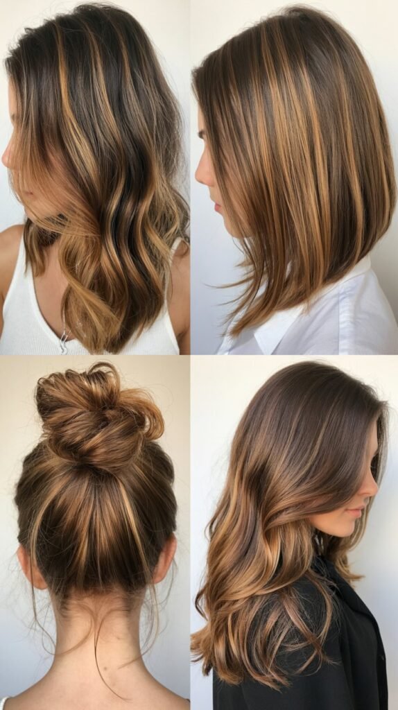 Dimensional Caramel Lowlights