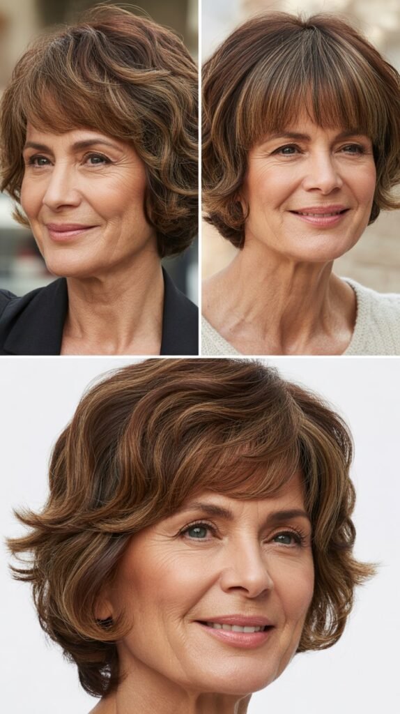 Textured Shag with Micro Bangs