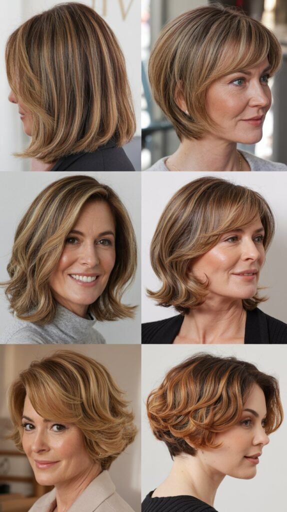  Caramel Highlights for Mature Hair