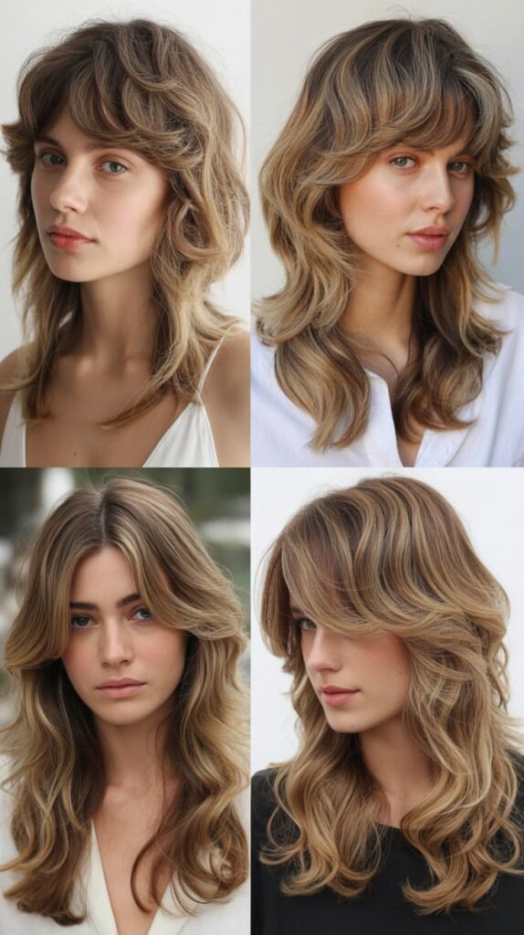 Feathered Fringe With Cascading Long Layers