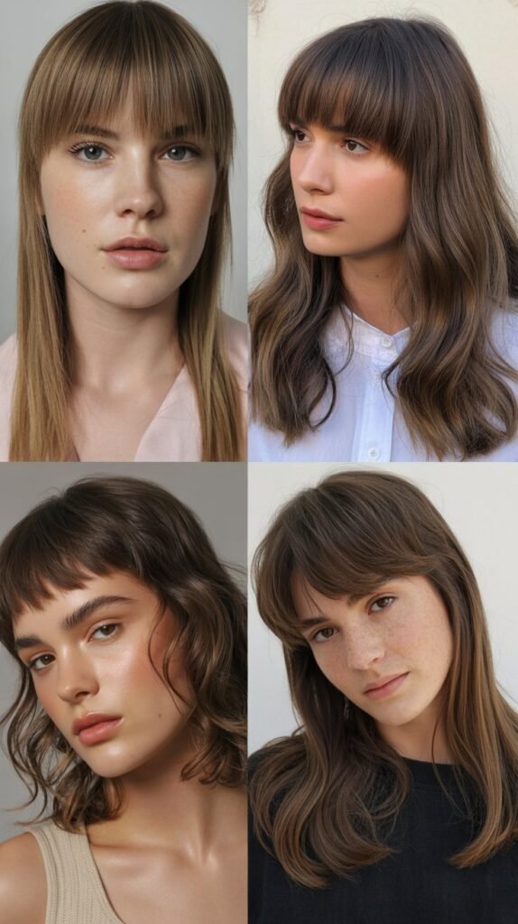 Blunt Bangs With Invisible Layering Technique