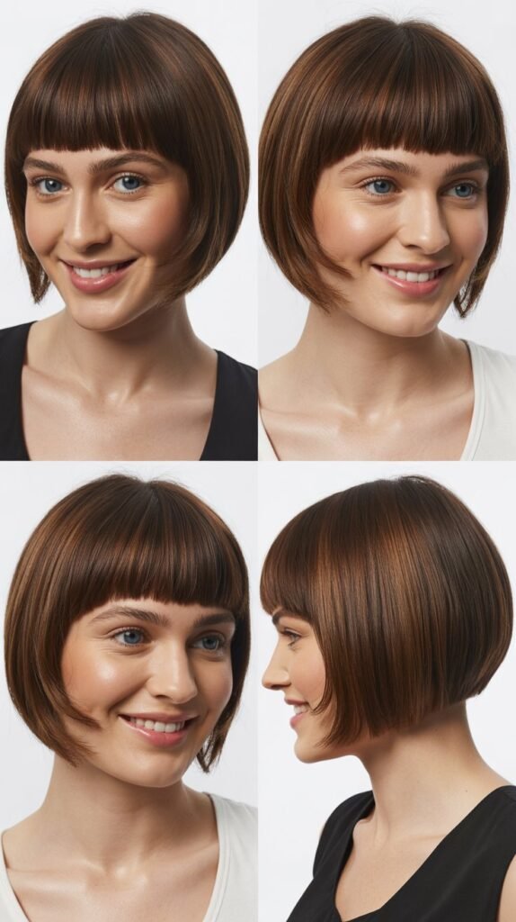 Classic Bowl Cut With Extended Front Length