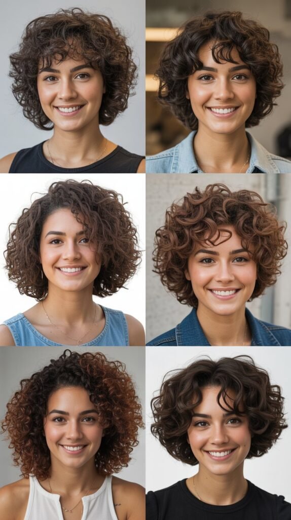 The Textured Curly Lob (Long Bob)