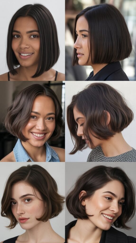 The Blunt Bob With Volume At Crown